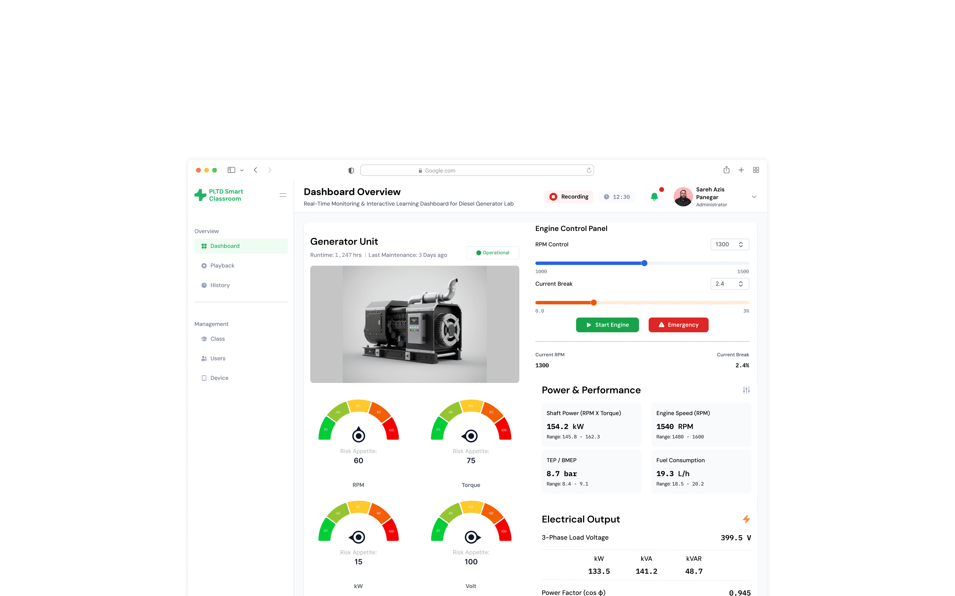 Making generator monitoring easier to understand preview