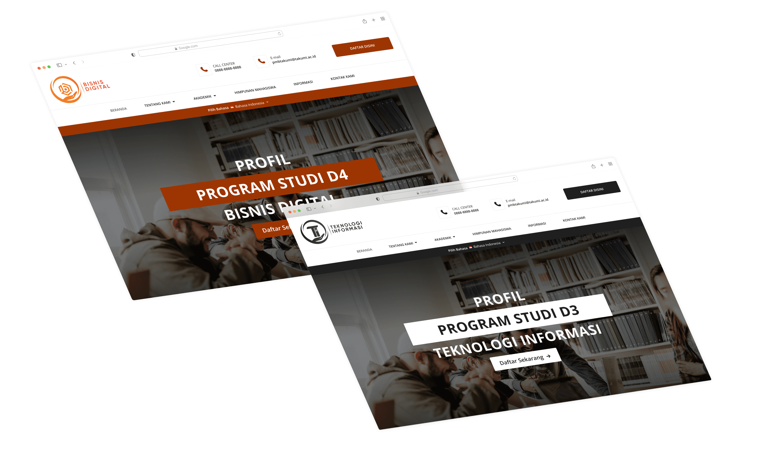 Politeknik Takumi website redesign preview